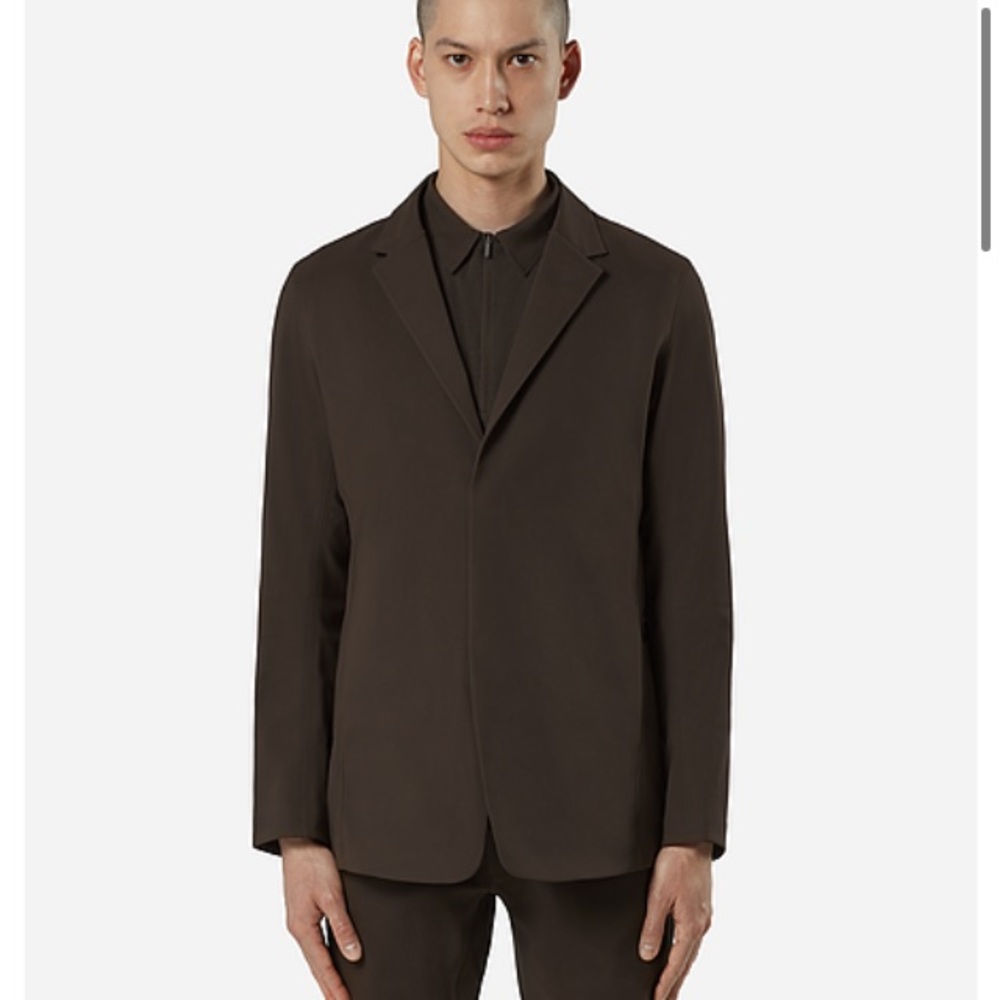 Men’s Indisce Blazer Small, Sediment